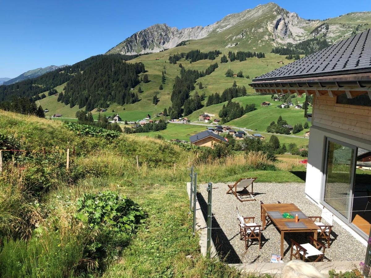 Alpine Dream Chalet With Spa Close To Lake Geneva Les Mosses Exteriér fotografie