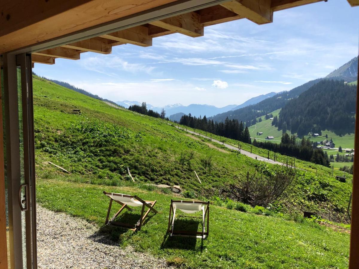 Alpine Dream Chalet With Spa Close To Lake Geneva Les Mosses Exteriér fotografie