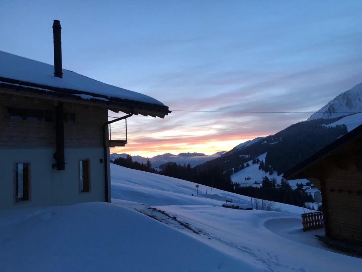Alpine Dream Chalet With Spa Close To Lake Geneva Les Mosses Exteriér fotografie